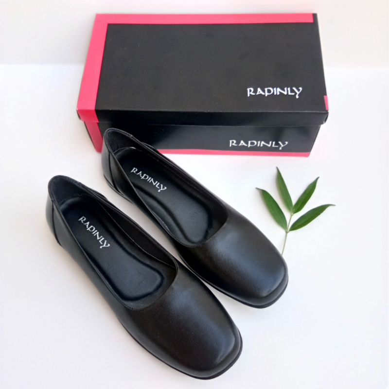 Sepatu Flat shoes Wanita Kulit Asli