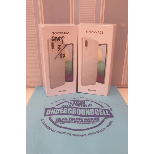 Samsung Galaxy A02 Ram 3/32 Gb Batray 5000 mAh Garansi Resmi