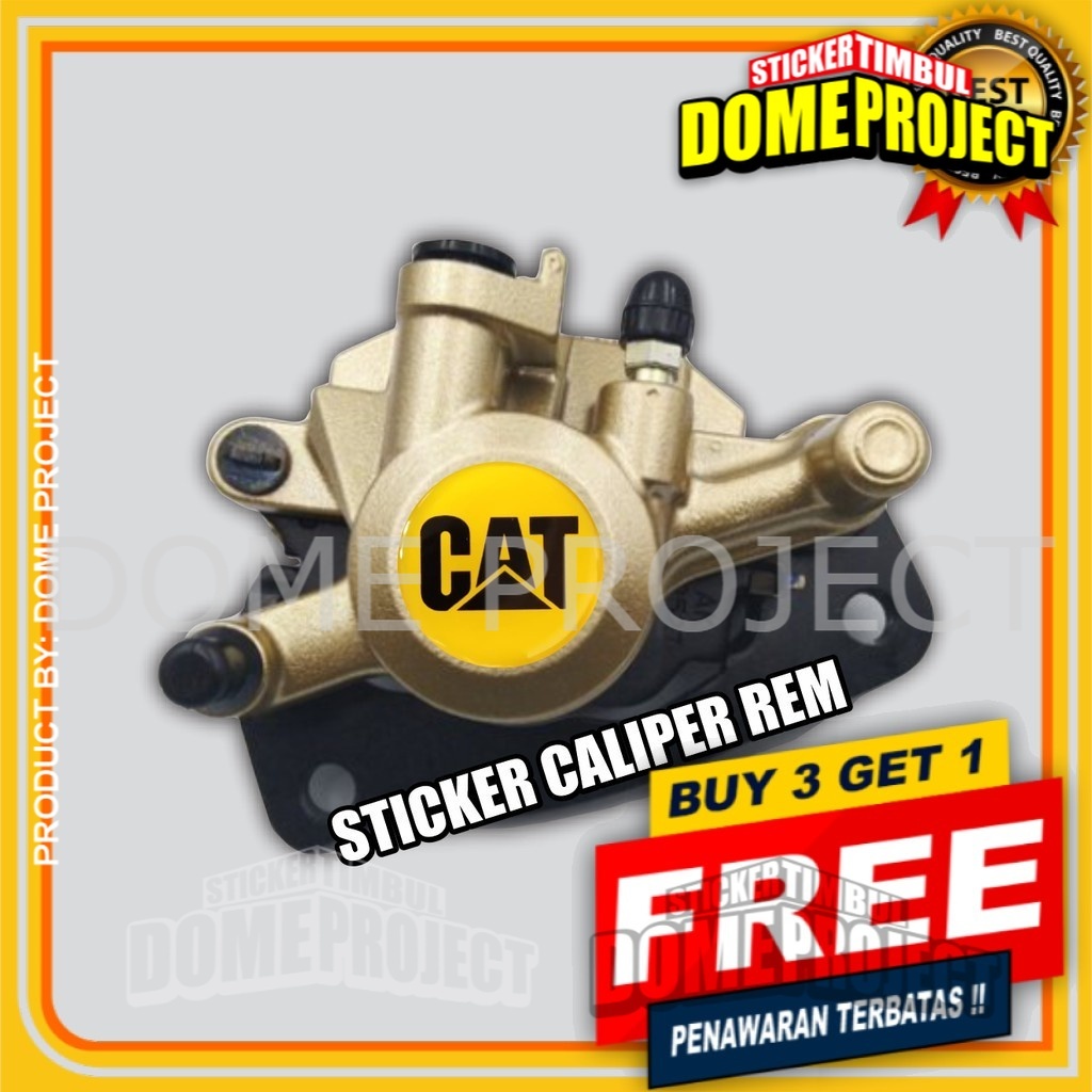 STICKER EMBLEM CATERPILLAR KALIPER REM