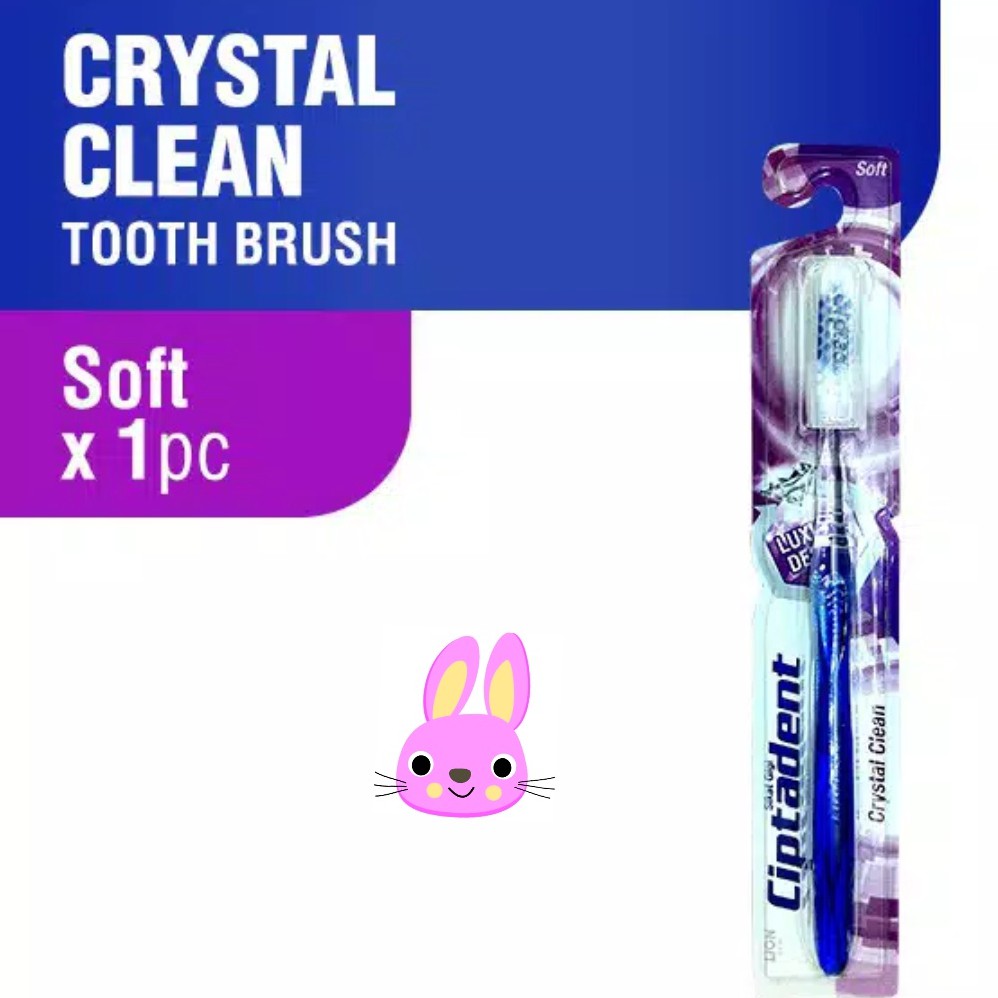 sikat gigi CIPTADENT ( isi 1 pcs ) crystal clean diamond clean total soft (no.183)