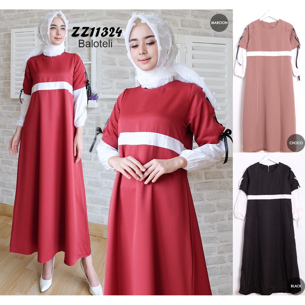 GAMIS ZNZ 11324  1 SERI = 3 WARNA @ 100.000
