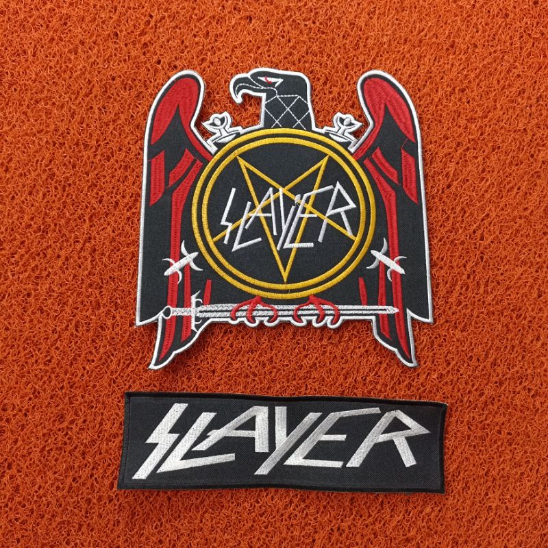 BACKPATCH BORDIR MUSIK SLAYER SATU SET TERLARIS