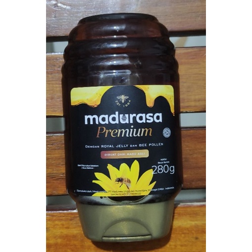 Madurasa Premium 280 Gram / Madu dengan Royal Jelly &amp; Bee Pollen