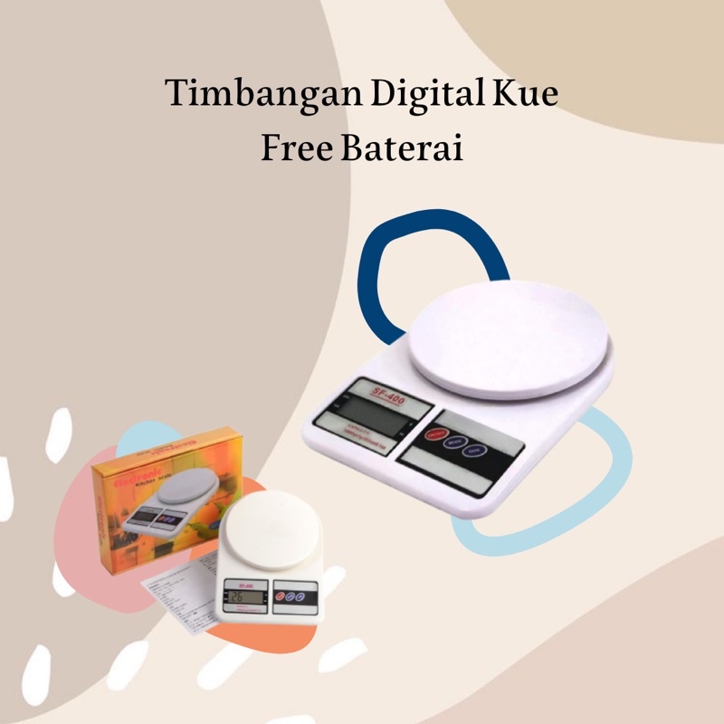 Timbangan Digital Kue Dapur Bahan Kitchen Scale Elektrik 10 kg Elektronik Listrik Berat