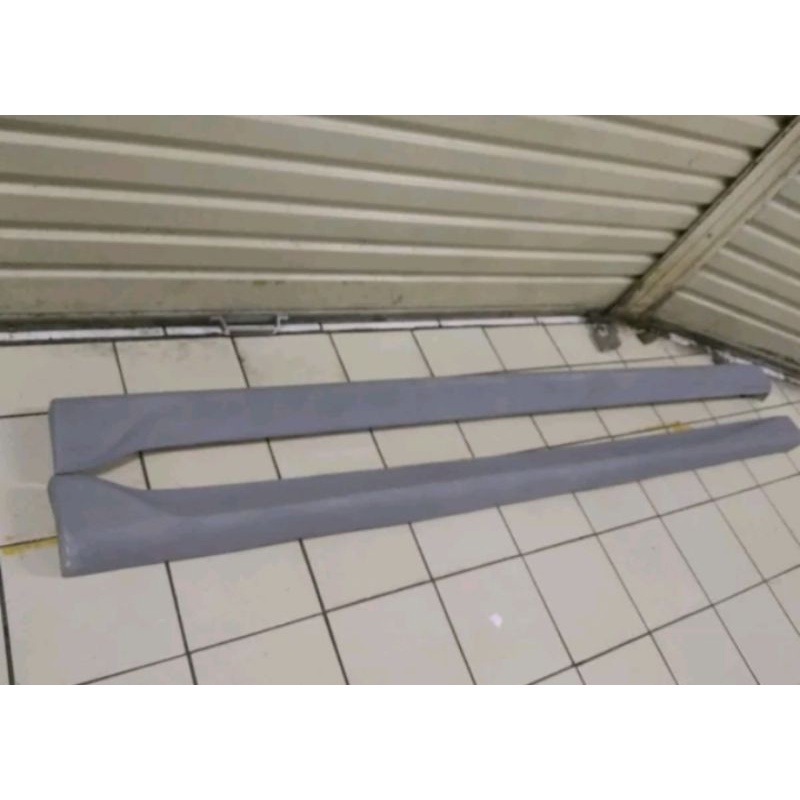 Bodykit sideskirt jazz Gd3 Mugen 2003 2004 2005 2006 samping kiri & kanan epoxy
