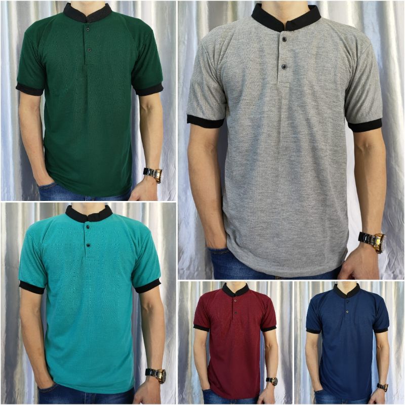 Tshirt Baju Kaos Kerah Polo Shirt Terbaru Populer Crocodile Biru Kaos Krah Polos Shanghai Pria Dewas