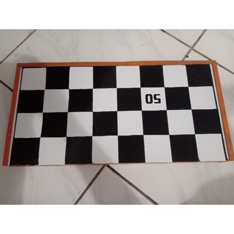CATUR FULL KAYU SIZE XL ATAU JUMBO PAPAN PION KAYU FULL