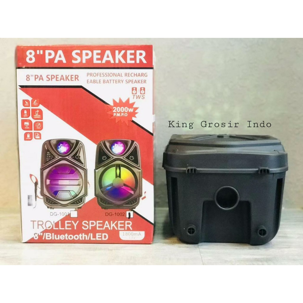 Speaker Bluetooth Tipe DS-1002 Jumbo ( Remote Kontrol , Plus Mic )