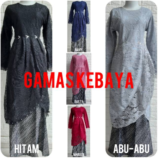 (DIJAMIN REALPICT) KEBAYA AMORA/KEBAYA TUNIK/KEBAYA SYAR'I/KEBAYA MODERN/KEBAYA MURAH/KEBAYA TERBARU