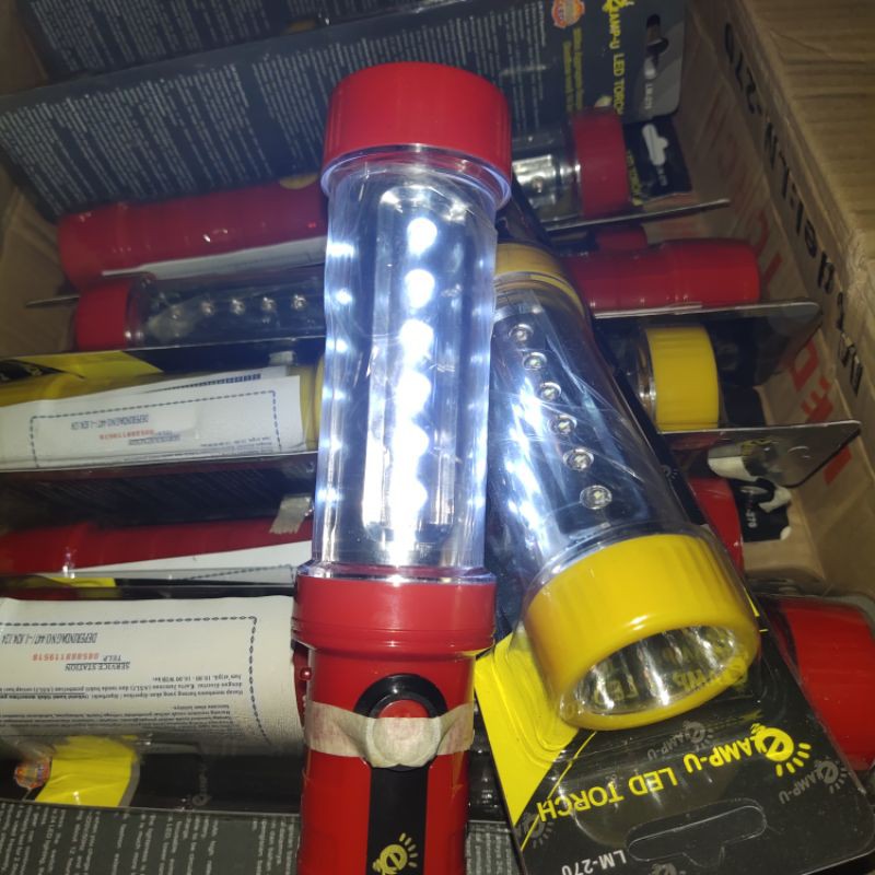 center lampu led torch batre tahan lama dan terang