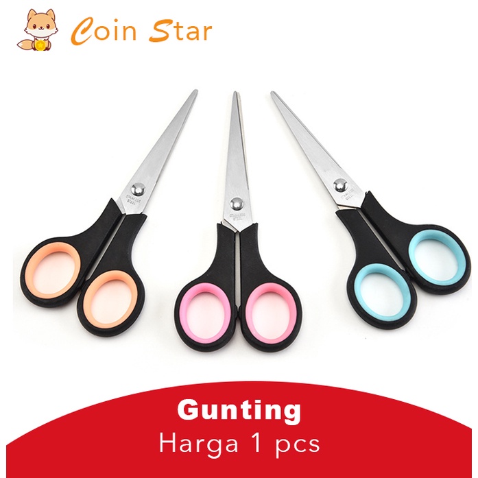 

Gunting berkualitas harga terjangkau kebutuhan packing onlineshop stainless kokoh