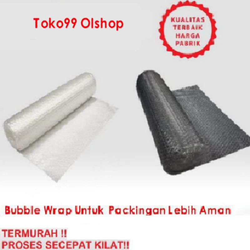 

Bubble Wrap Hitam & Putih untuk Packing per 1 pcs barang⭐ Toko99⭐