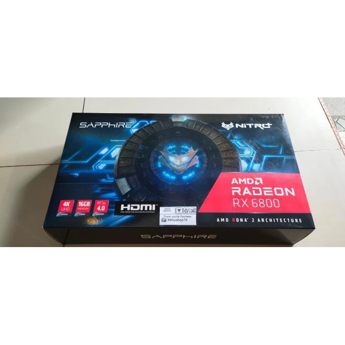 khoiri.olshop | SAPPHIRE RX 6800 SAPPHIRE NITRO+ OC (BUKAN RX6800 XT)