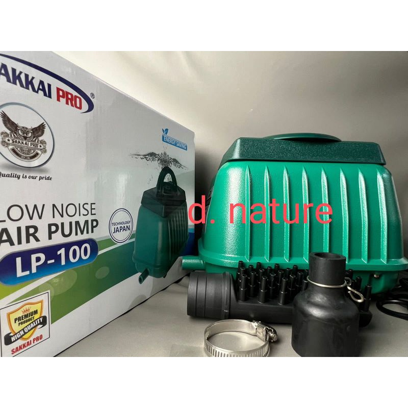 POMPA UDARA AERATOR AQUARIUM KOLAM ANTI BERISIK SAKKAI PRO LP-100