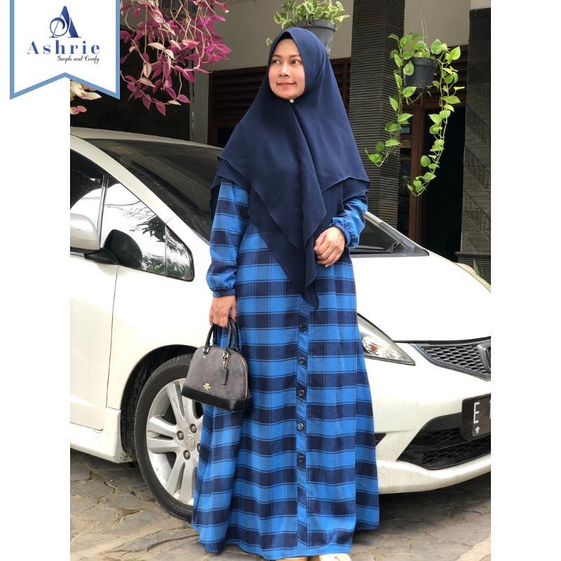 MY EL FLANEL // GAMIS FLANEL BY ASHRIE HIJAB