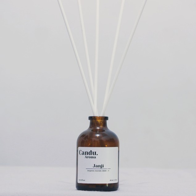 Candu Aroma - Reed Diffuser Pengharum Ruangan Aromaterapi Mewah-Janji