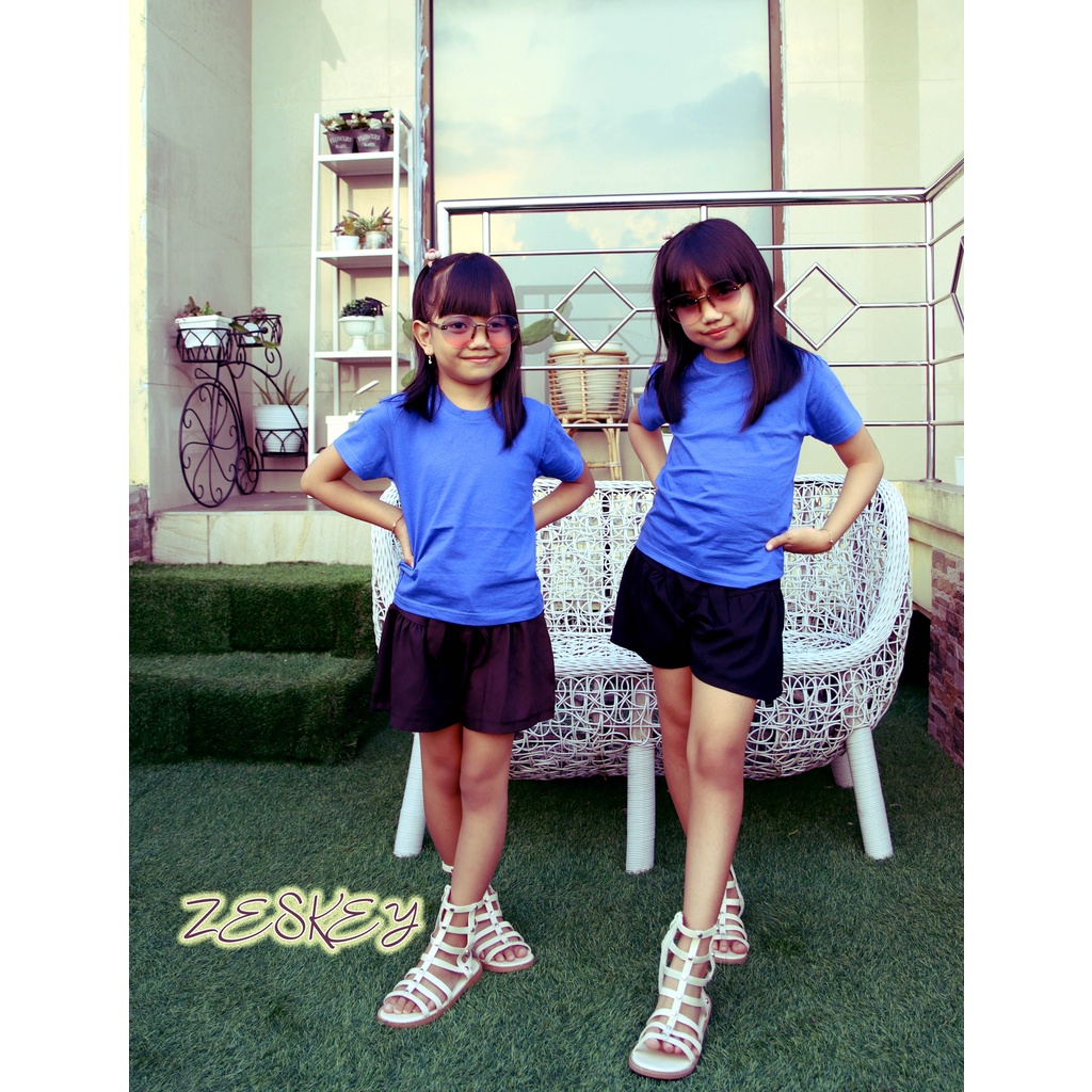 Zeskey t shirt oblong anak / kaos katun anak / kaos bayi / kaos polos anak laki laki perempuan ta1