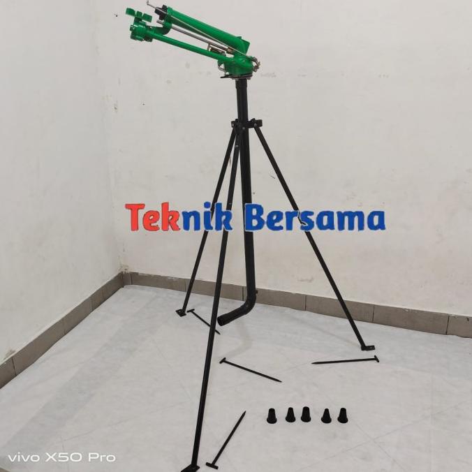 Sprinkler Big Gun Green Jet 35 Komplit Tiang Sprinkler
