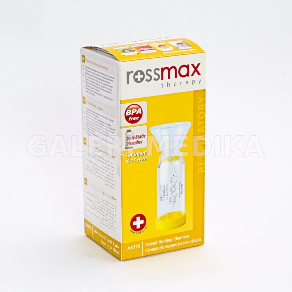 Rossmax Aerospacer AS-175 Valved Holding Chamber / Corong Asma / Areo Spacer