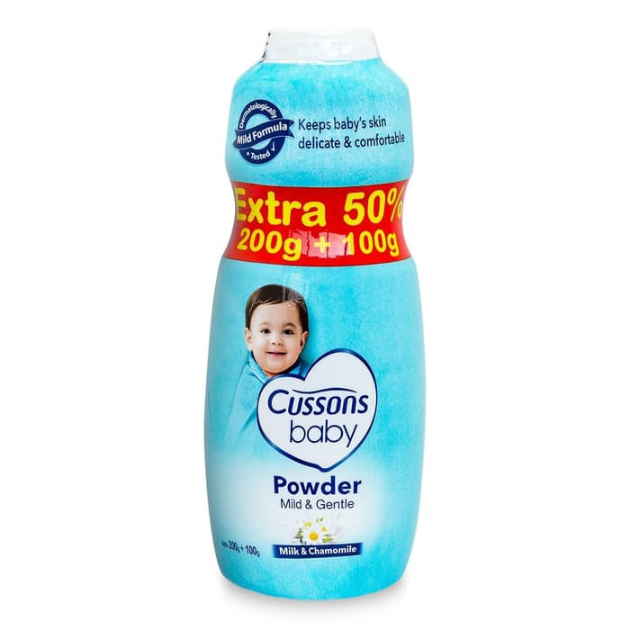 Cussons Baby Mild &amp; Gentle Powder 200g + 100g