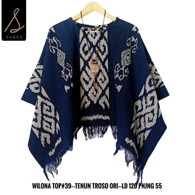 WILONA TOP #39 BY Sahna // Tenun Troso Ori