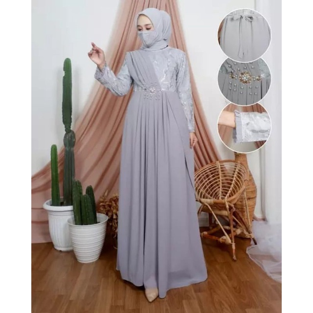 GAMIS TILE MUTIARA PAYET/GAMIS KEKINIAN/GAMIS PESTA