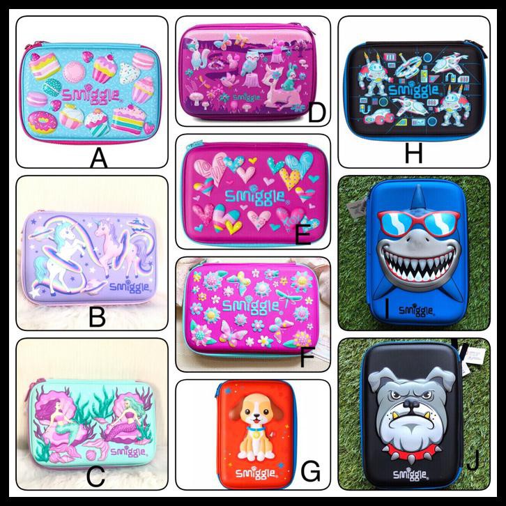 

SMIGGLE HARD PENCIL CASE - KOTAK PENSIL SMIGGLE