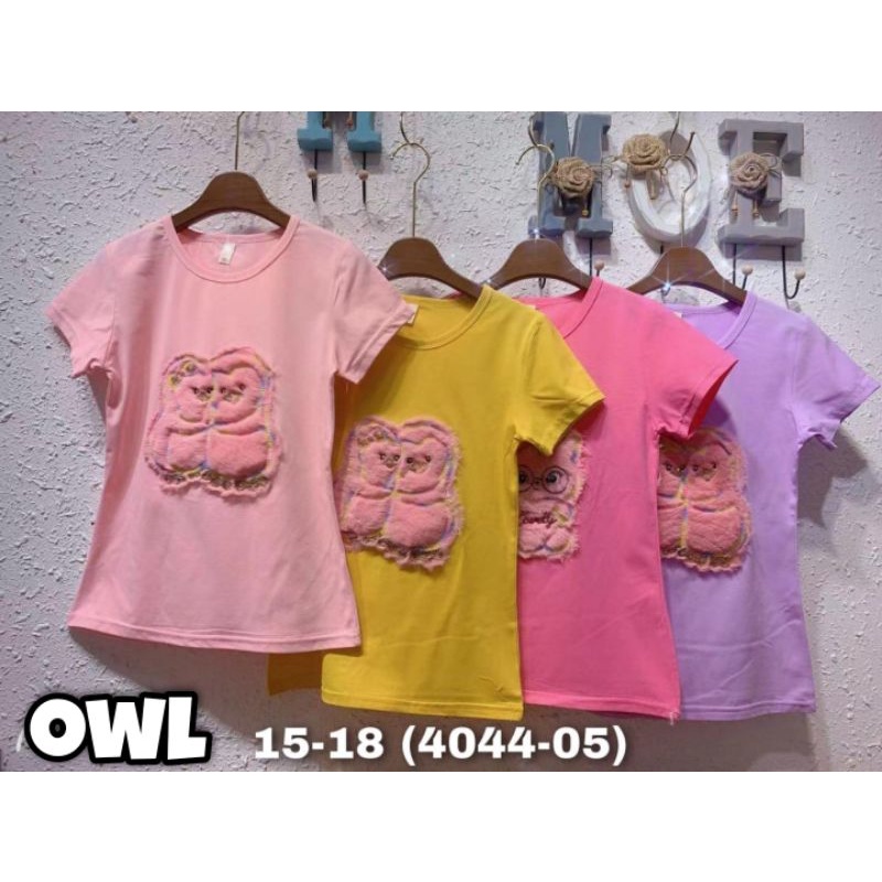 Kaos Atasan Anak Perempuan Import Hiasan Hidup 5-10 Tahun, Part 1