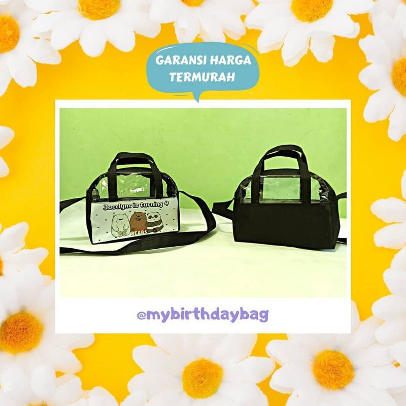 FREE ONGKIR tas we bare bears / we bare bears tas custom / tas karakter tas ultah tas kado hampers