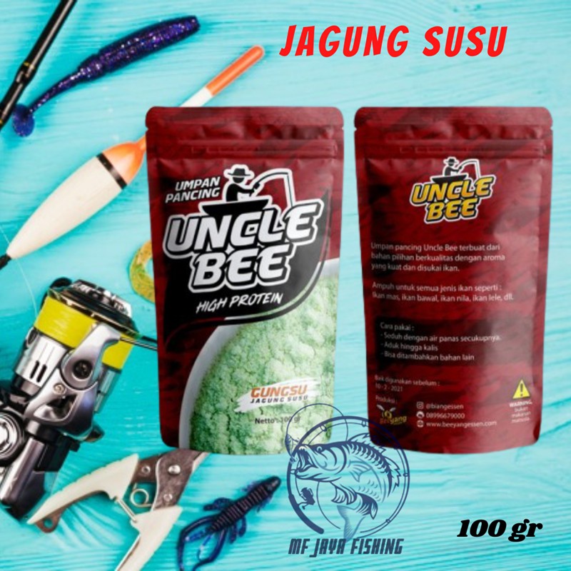 UMPAN PELET IKAN MAS GALATAMA HARIAN UMPAN IKAN MAS SIAP PAKAI UNCLE BEE JAGUNG SUSU 100GR