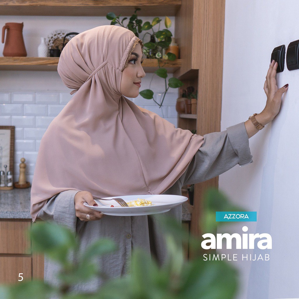AZZORA | Daily Hijab Amira | Amira Khimar | Bergo Amira