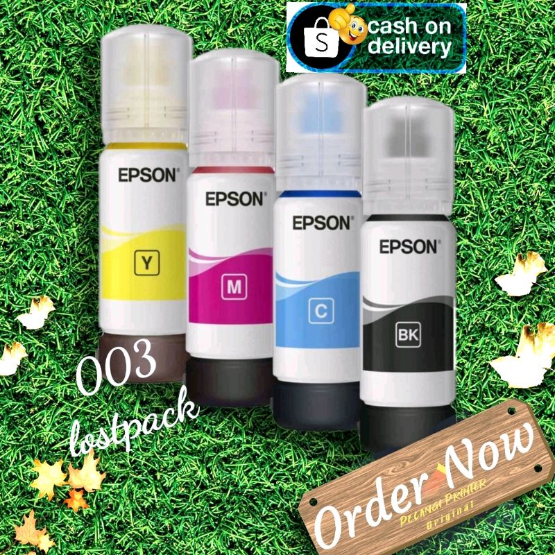 tinta epson 003 original lostpack series tinta printer epson l3210 l3110 l1110 l3150 l5190 l3156 l31