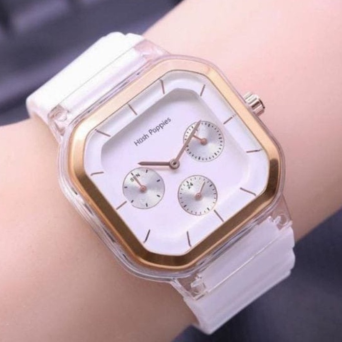 ☛TK☚ JT038 Jam Tangan Wanita Cewek Hosh Poppies Sergi Jarum Strap Rubber