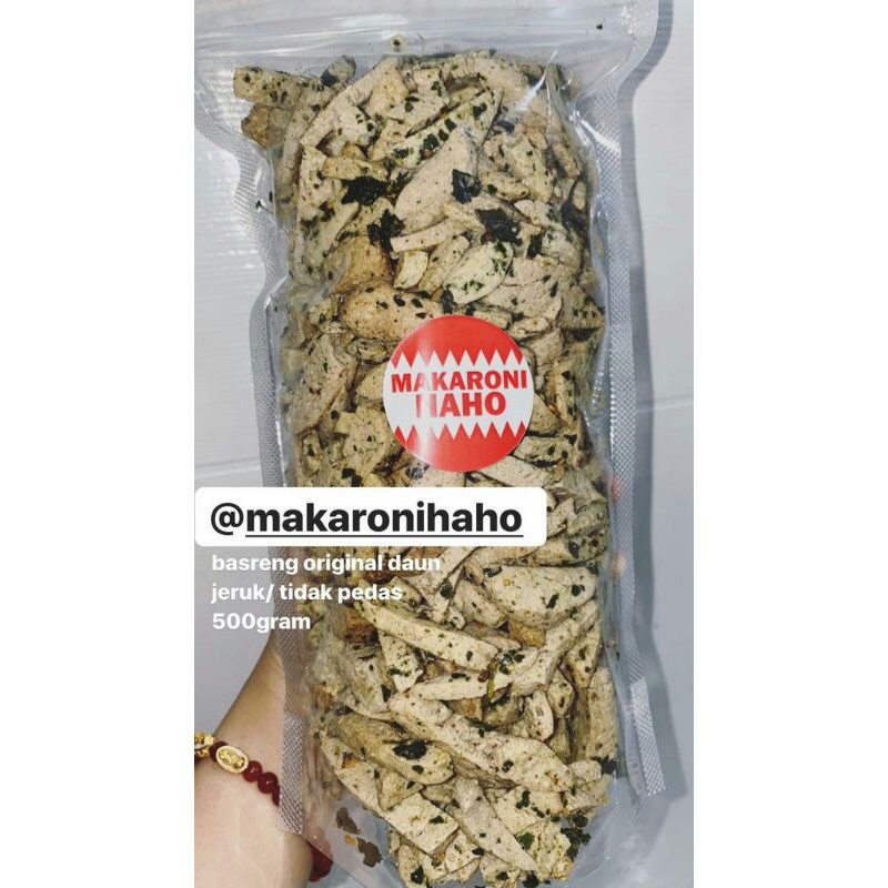 

basreng original daun jeruk kemasan asyik 500gram