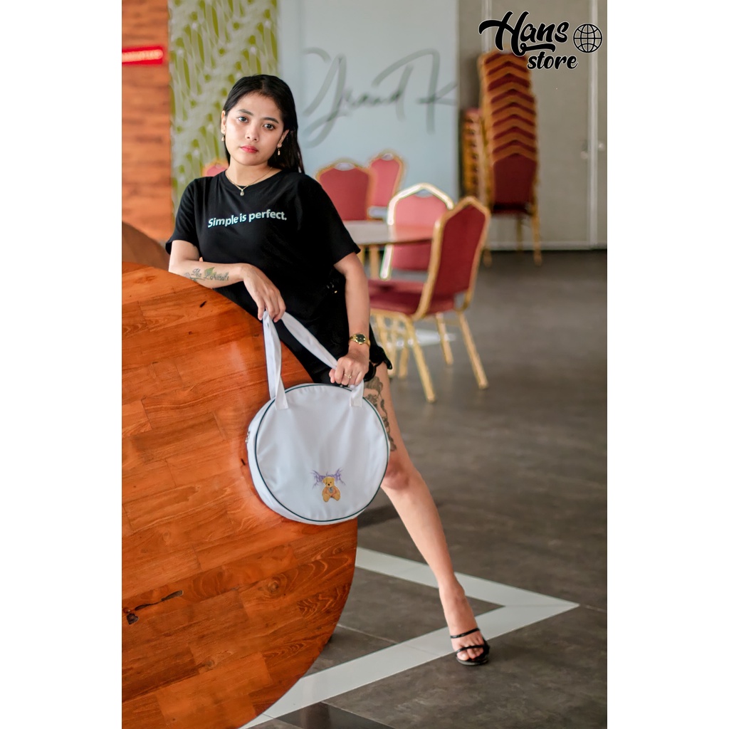 Tote bag resleting bahan kanvas tebal eastetic Tote Bag Wanita Tote Bag Diatro