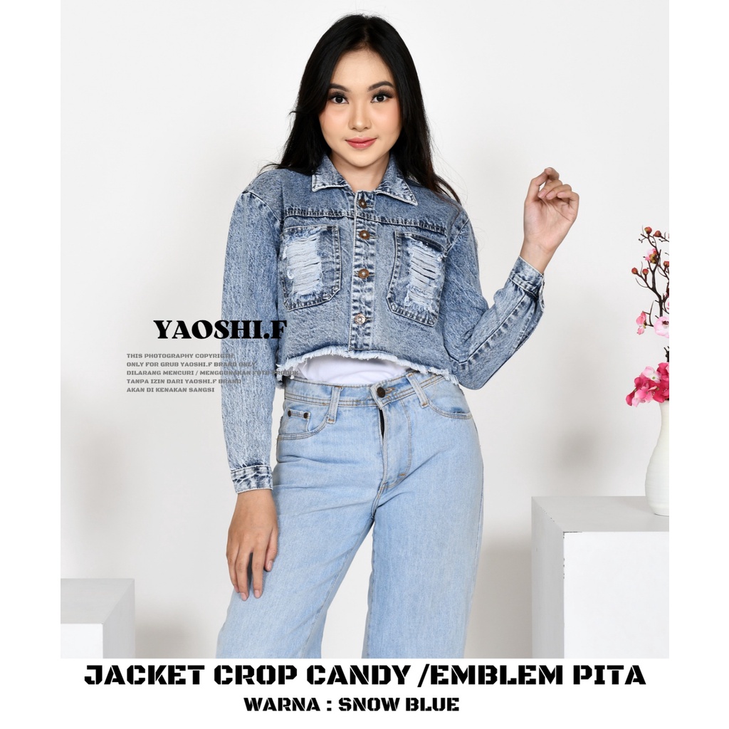 YAOSHI- JACKET CROP - JACKET CANDY KARAKTER