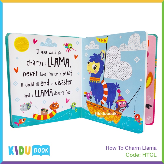 Buku Cerita Bayi dan Anak How To Charm Llama Kidu Baby