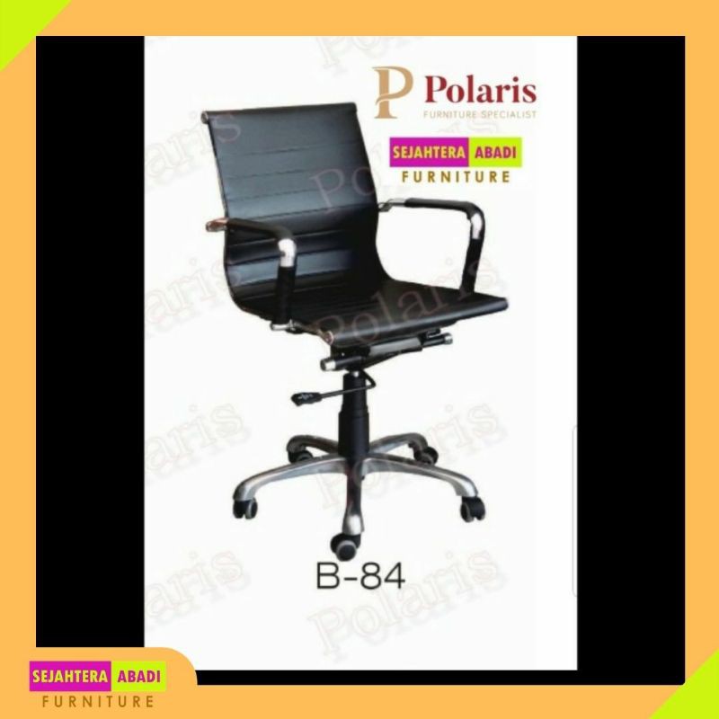 Kursi Kerja kursi Kantor Hidrolis Full Crom B84 Polaris premium class kursi putar kursi staff kursi 