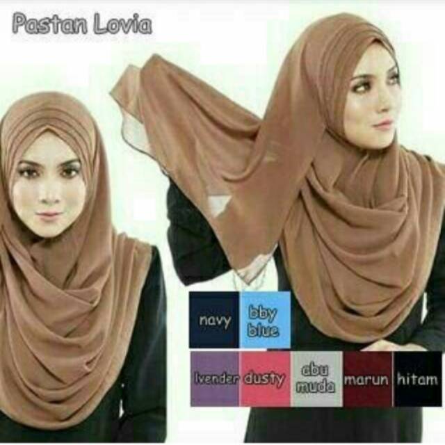 Jual Jilbab Pastan Lovia Shopee Indonesia