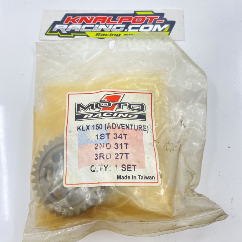 GIGI RASIO KAWASAKI KLX MOTO1 ADVENTURE