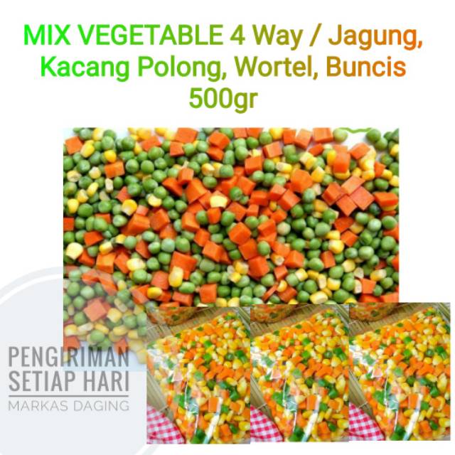 MIX VEGETABLE 4 WAY IMPORT QUALITY 1KG