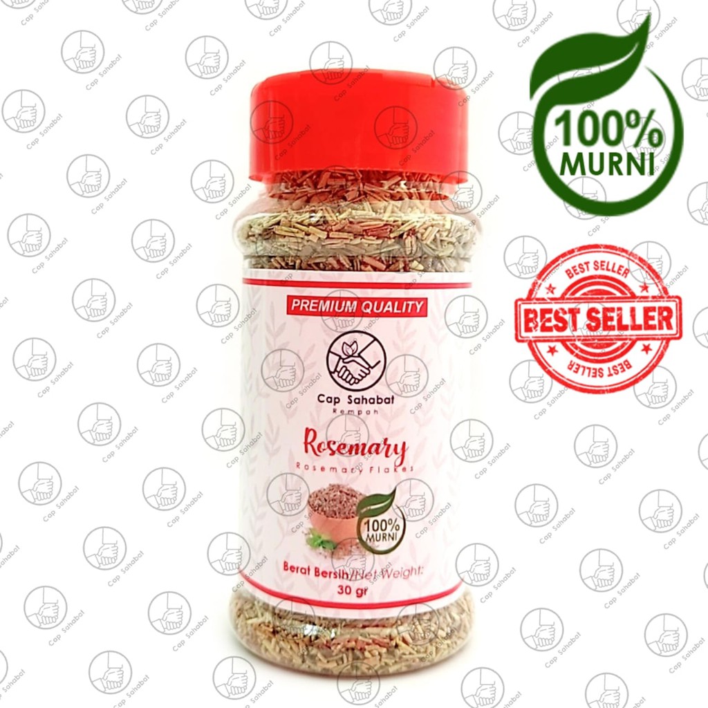 Cap Sahabat - Rosemary Kering Botol Premium / Dried Rosemary Leaves