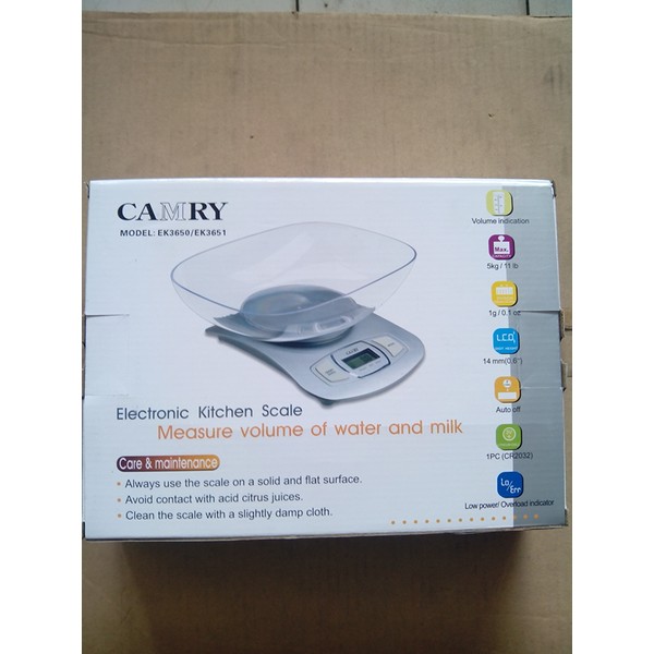 Timbangan Digital Camry Model: Ek3650/Ek3651