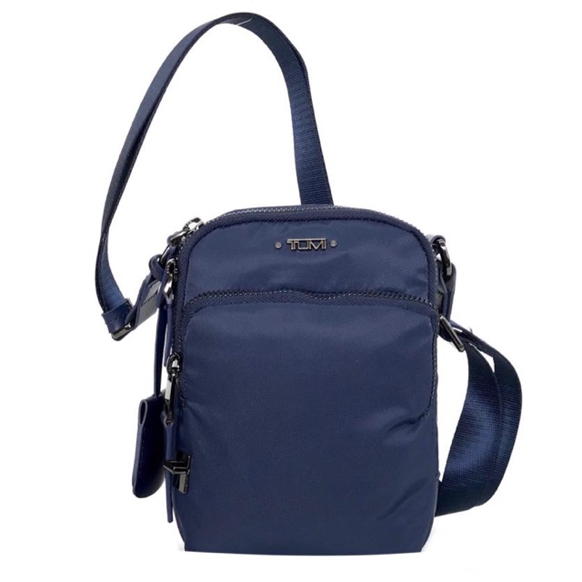 Tumi Voyageur Ruma Crossbody tas selempang original biru tua navy