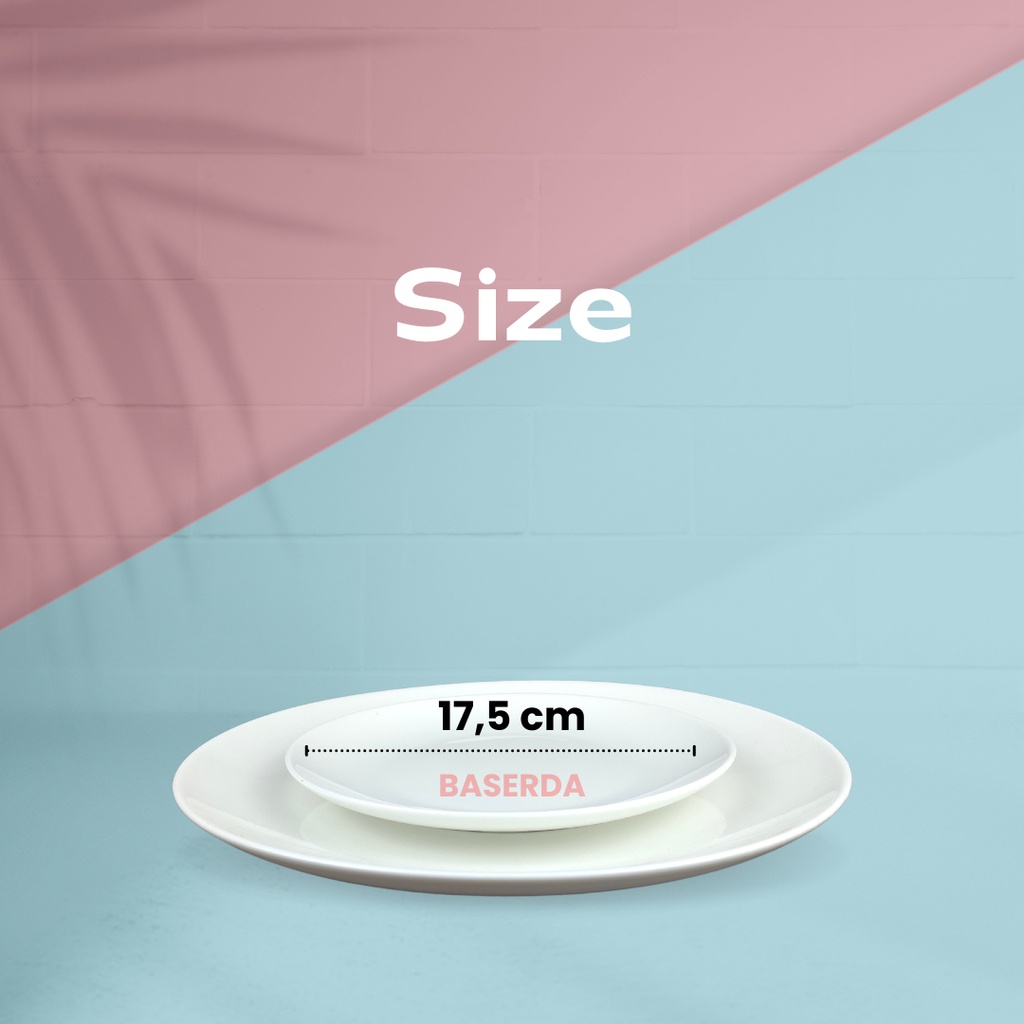 SIDE PLATE A0016 17.5 CM - MERK OSTIN - MATERIAL CERAMIC