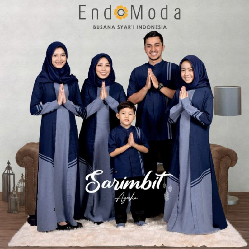 SARIMBIT 2022 ENDOMODA AYESHA NAVY