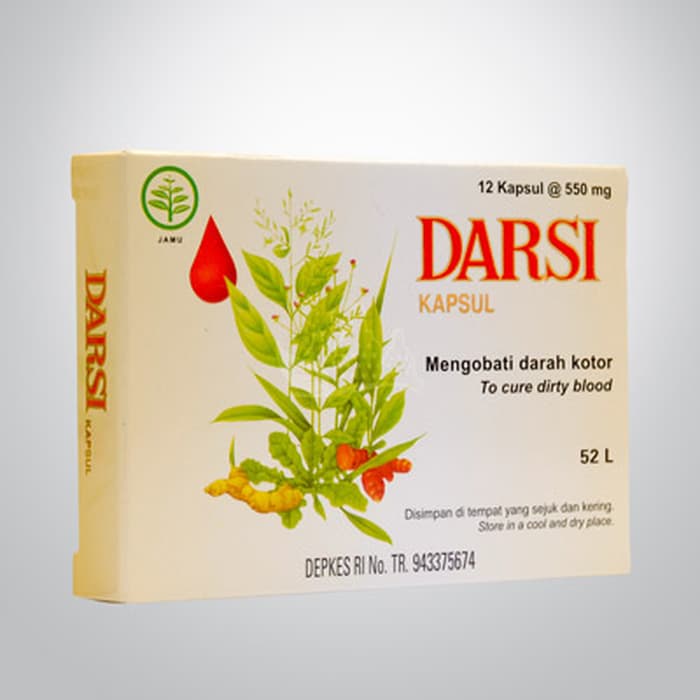 DARSI 12 KAPSUL OBAT JERAWAT BISUL GATAL