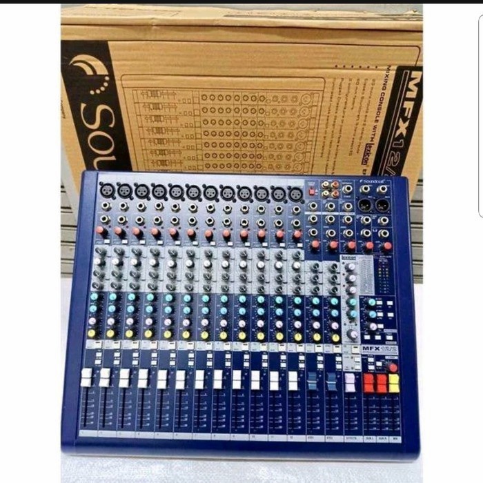 MIXER AUDIO SOUNDCRAFT MFX12/MFX 12 ( 12 CHANNEL )