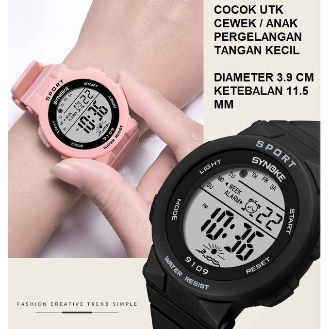 Jam Tangan Digital Cewek SYNOKE 9109