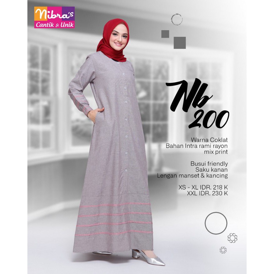 NIBRAS NB 200 / GAMIS NIBRAS / GAMIS RAMI / NIBRAS MURAH / GAMIS MURAH / GAMIS PROMO / BUSANA M
